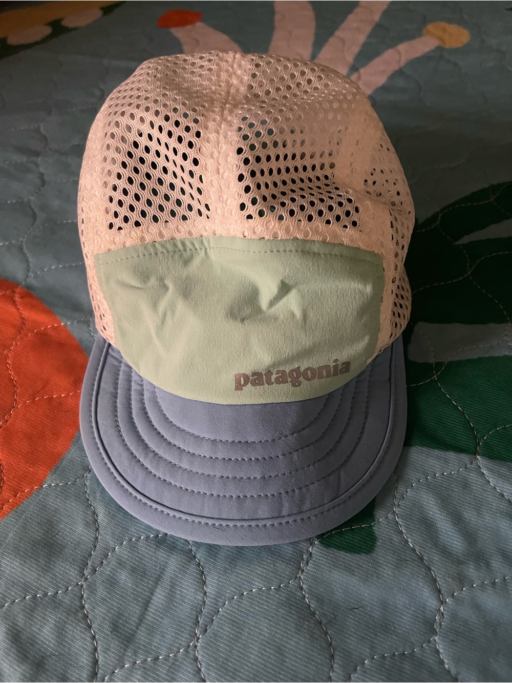 Patagonia Duckbill Cap – Teal / Light Green/ White Retired Colorway